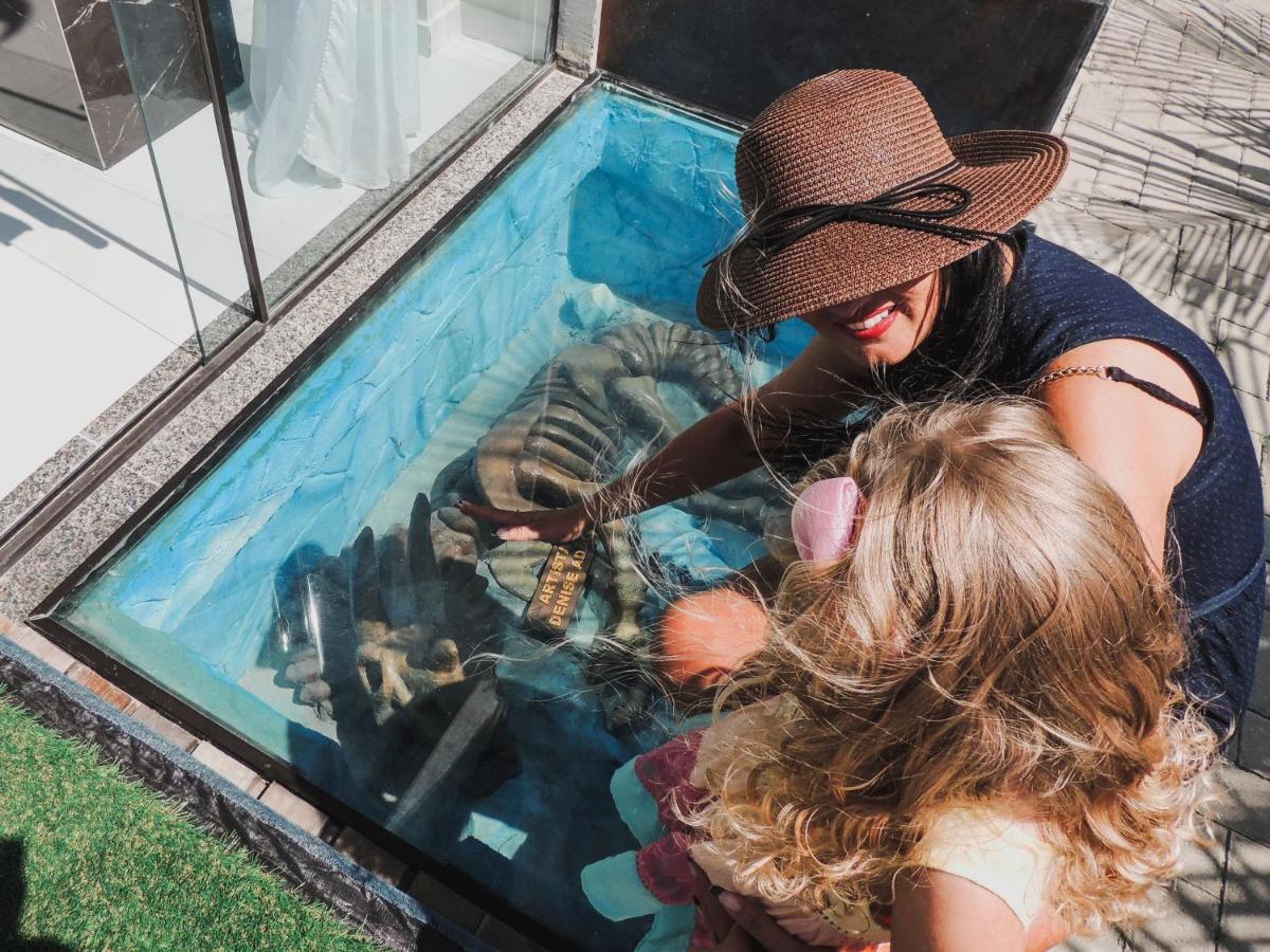Hotel Recanto Dos Dinossauros Penha  Bagian luar foto