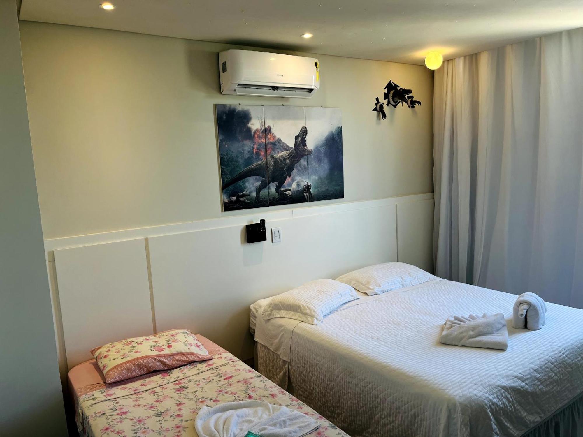 Hotel Recanto Dos Dinossauros Penha  Bagian luar foto