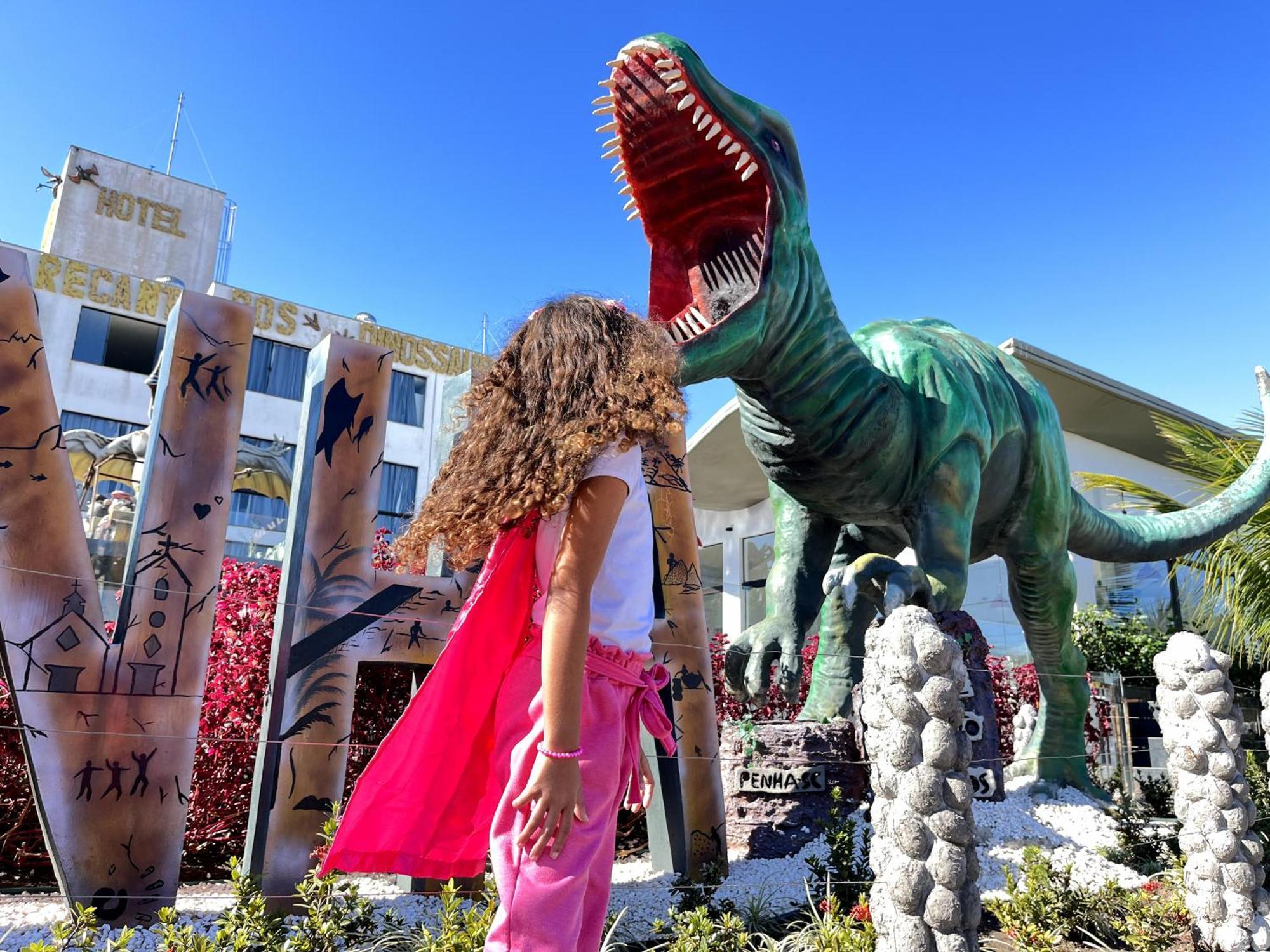 Hotel Recanto Dos Dinossauros Penha  Bagian luar foto