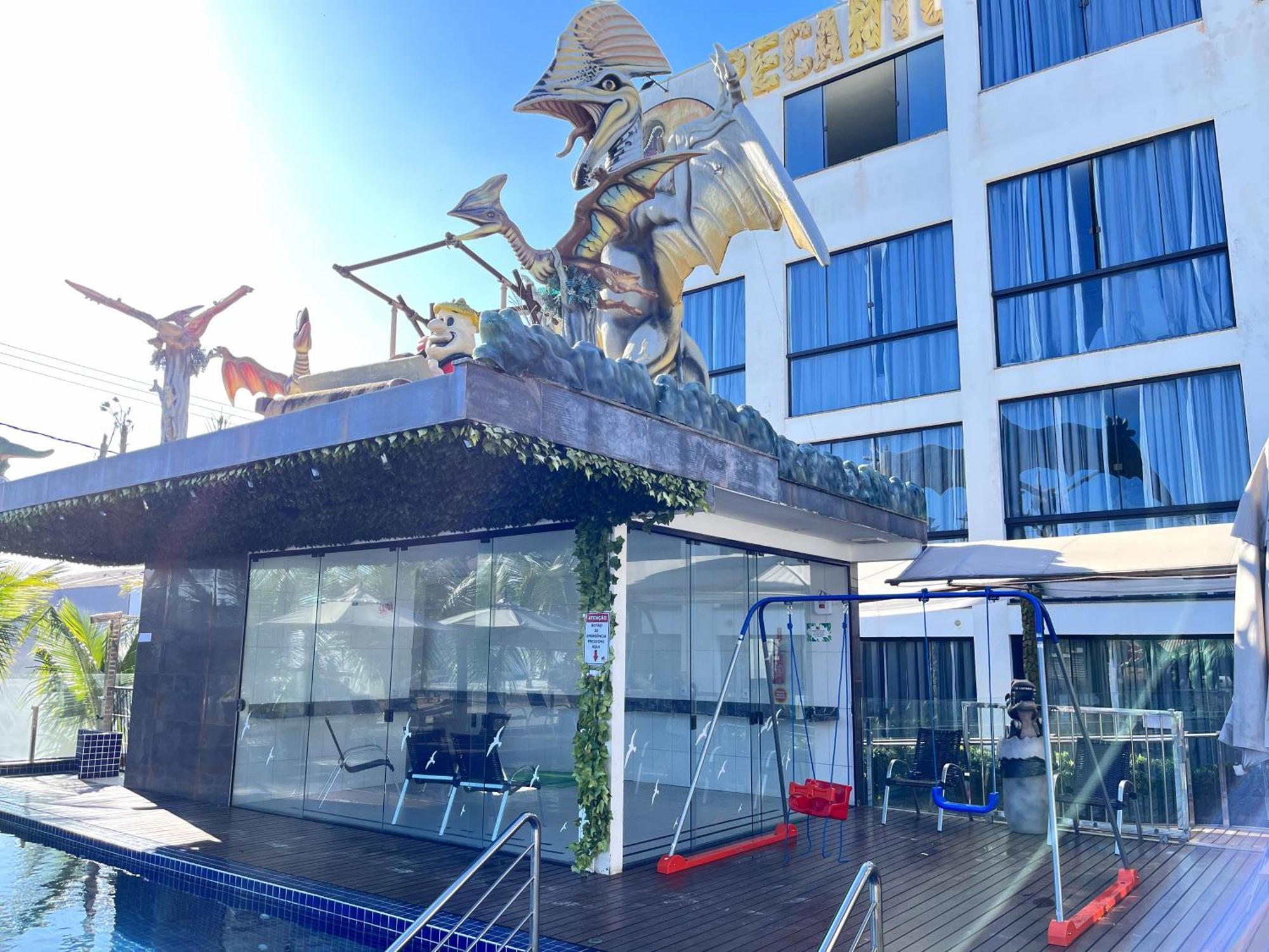 Hotel Recanto Dos Dinossauros Penha  Bagian luar foto