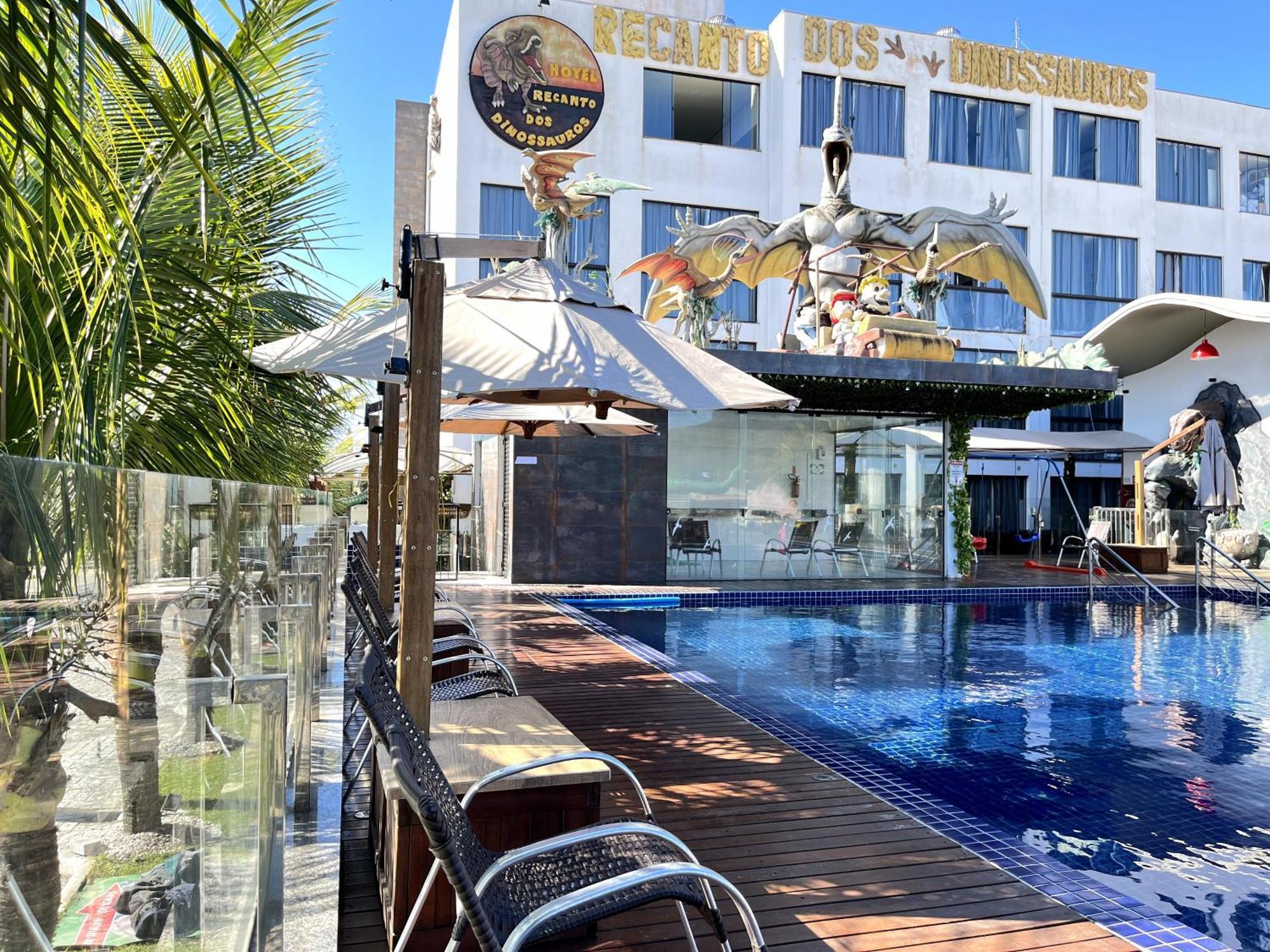 Hotel Recanto Dos Dinossauros Penha  Bagian luar foto
